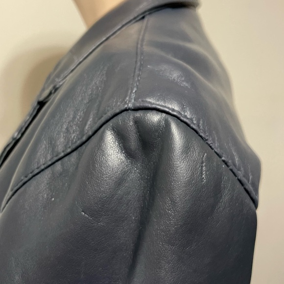 Gruppo GV Italian Vegan Navy Blue Coat M - Picture 7 of 14